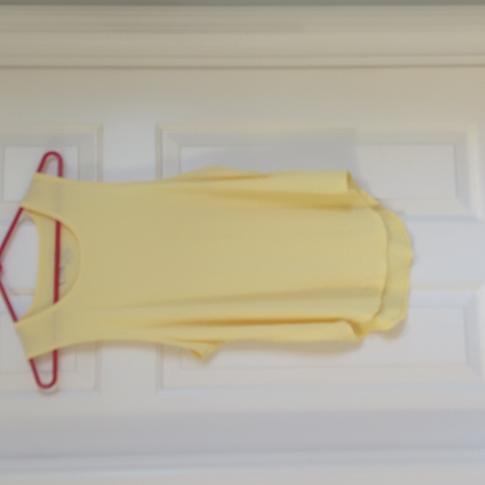 Zyia yellow thin tank-Large